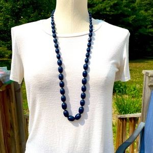 Navy Blue Necklace